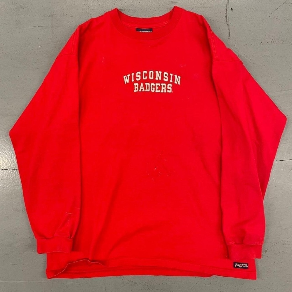 Vintage 90's Jansport‎ Wisconson Badgers crewneck